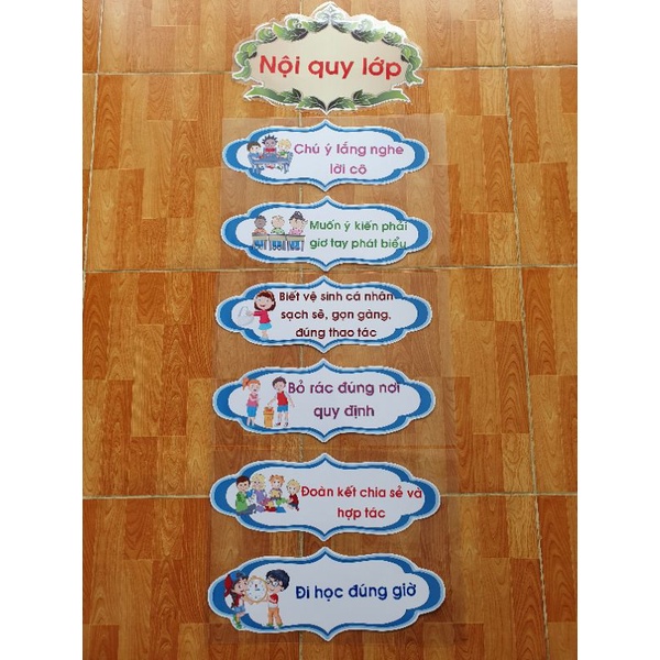 Nội quy lớp học, in theo yêu cầu