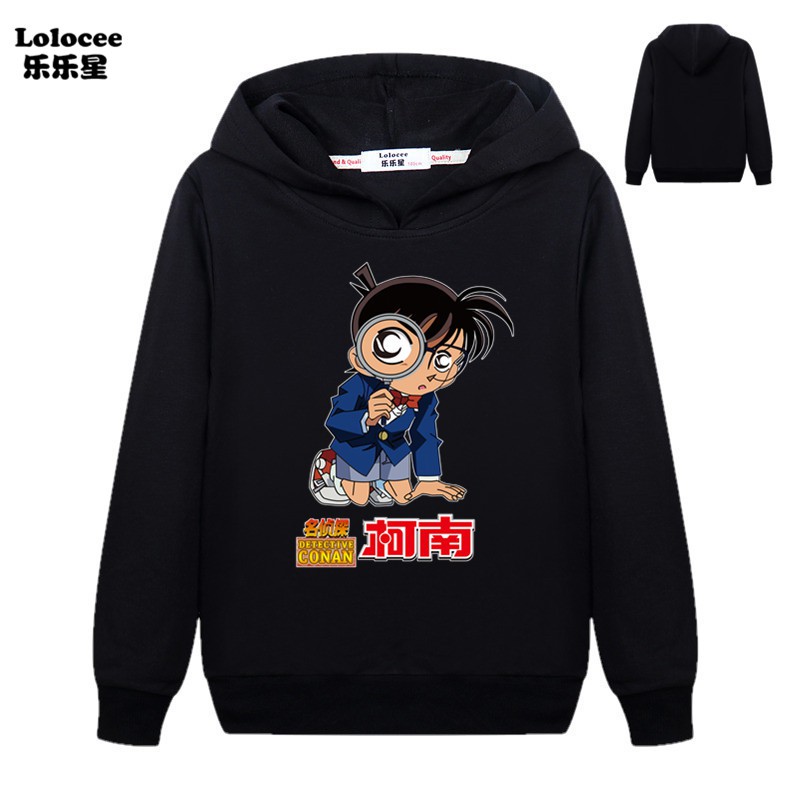 Áo Hoodies Hình Thám Tử Lừng Danh Conan Cho Bé Trai