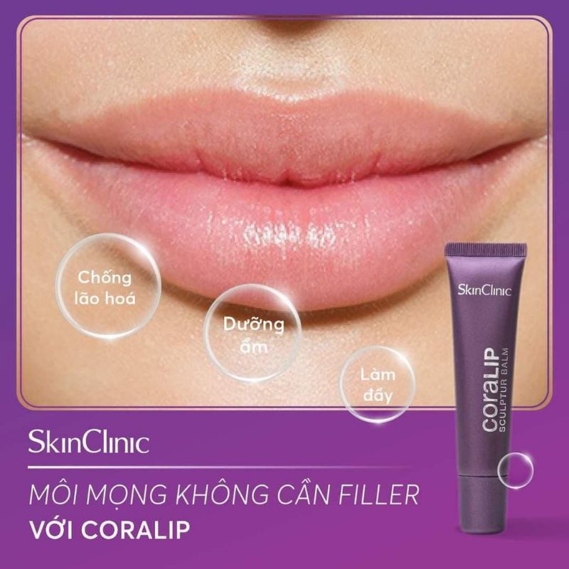 Dưỡng môi SkinClinic Coralip Sculptur Balm 15ml dưỡng môi căng mọng