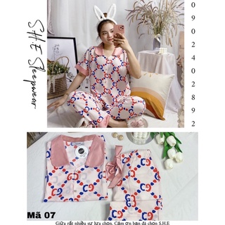 Bộ lụa mango cộc dài