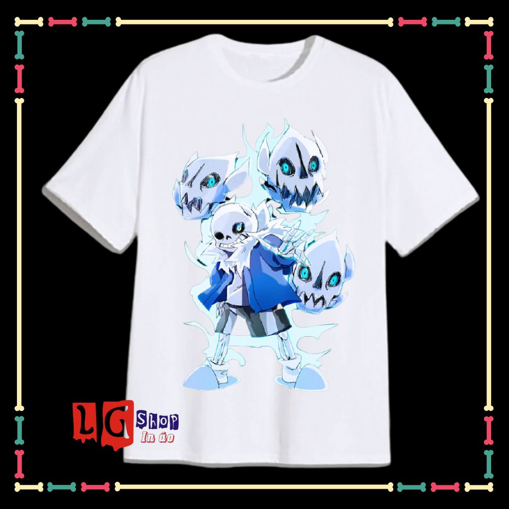 Áo thun sans cho trẻ em  Undertale ink sans cực ngầu nhiều mẫu HOT