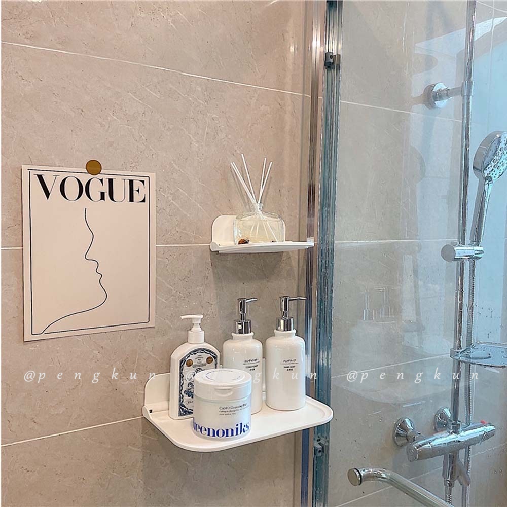 Kệ Đựng Đồ Gắn Tường Có Thể Gập Lại Tiện Dụng Cho Phòng Tắm/Nhà Vệ Sinh