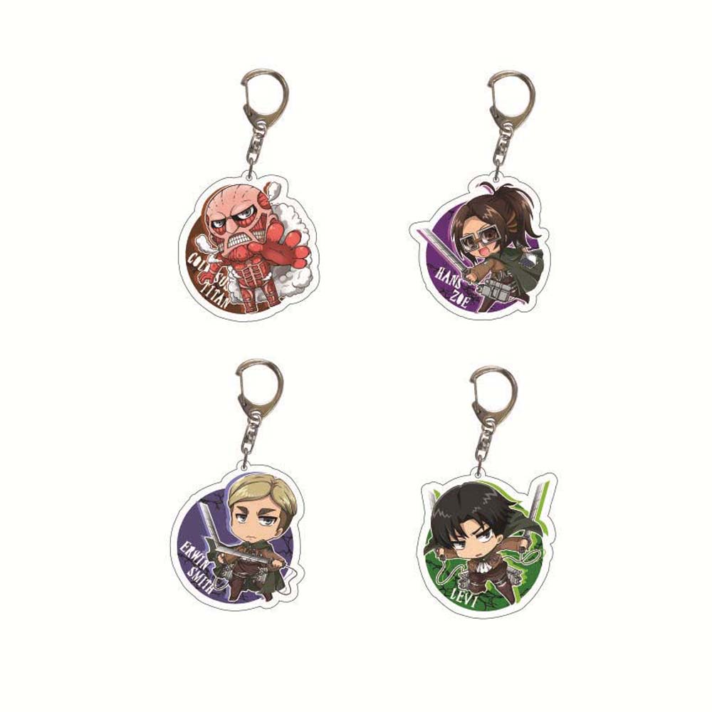 Móc Khóa Hoạt Hình Attack On Titan Dễ Thương