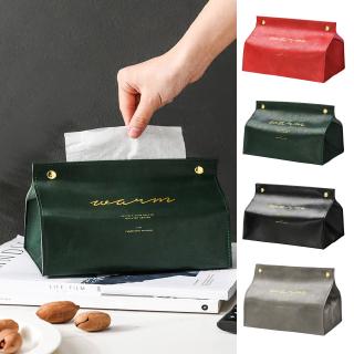 Hộp đựng khăn giấy bằng da kiểu dáng đơn giản sáng tạo
