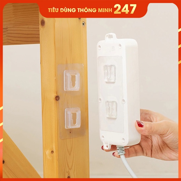 Bộ Miếng Dán Tường Treo Kệ - Dính Siêu Chắc - HÀNG CAO CẤP LOẠI 1