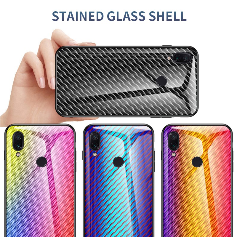 Kính cường lực Vỏ điện thoại Xiaomi Redmi S2 5 Plus Note 4 4X 5 Pro 5A Prime Tempered Glass Phone Case Hard Back Cover
