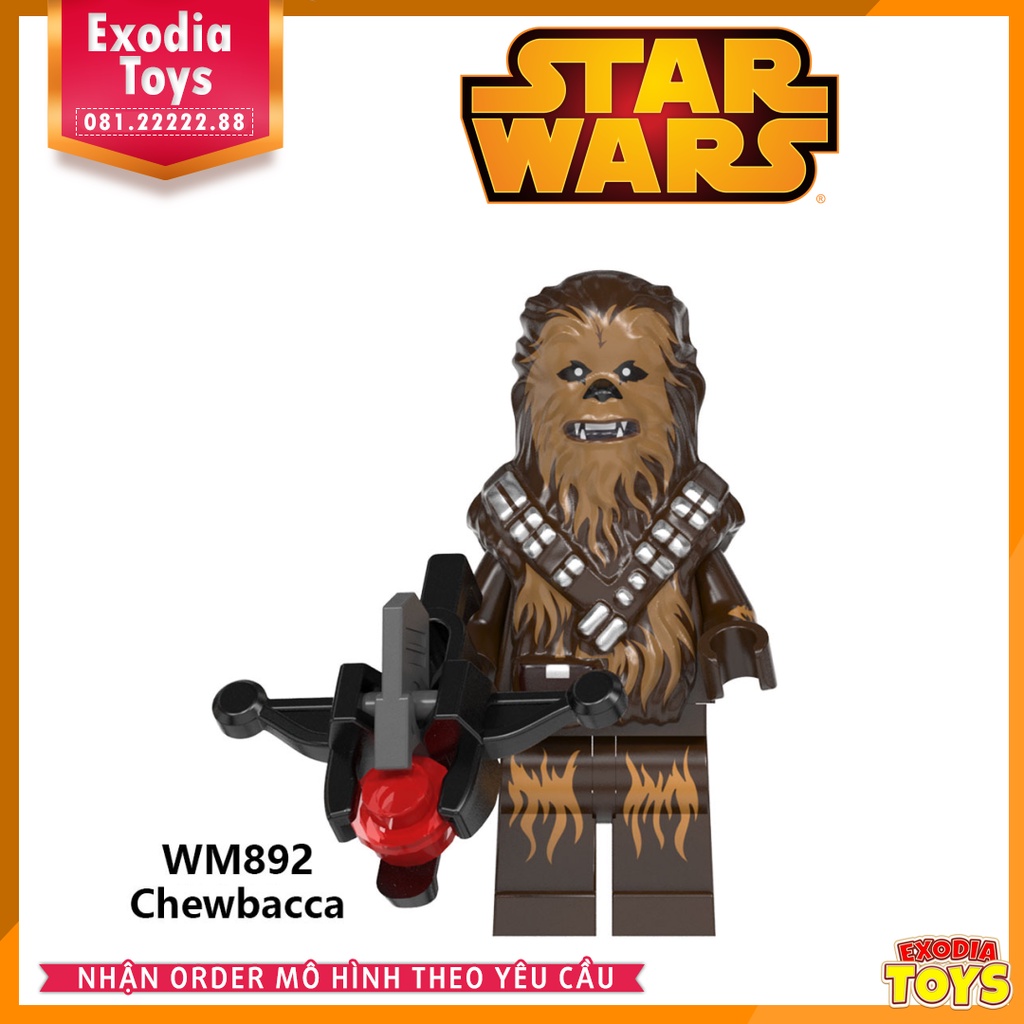 Xếp hình Minifigure Star Wars: Sự Trỗi Dậy Của Skywalker - Chiến Tranh Giữa Các Vì Sao - WM6081