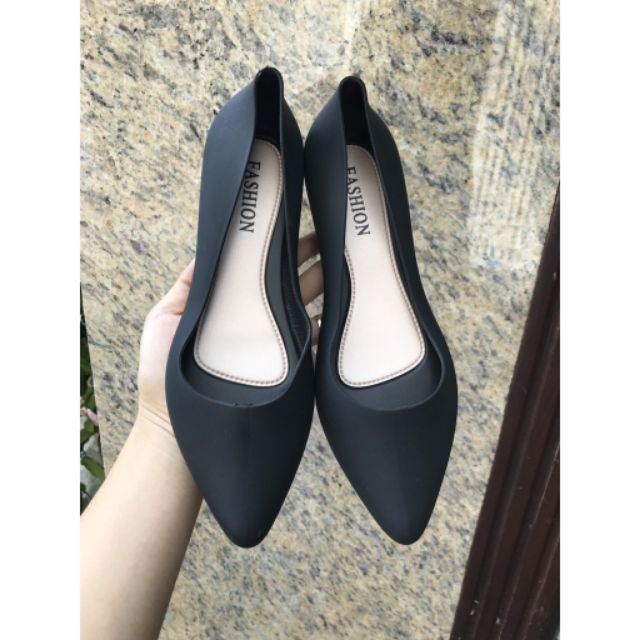 (Freeship toàn quốc) giày búp bê nhựa trơn chống nước | BigBuy360 - bigbuy360.vn
