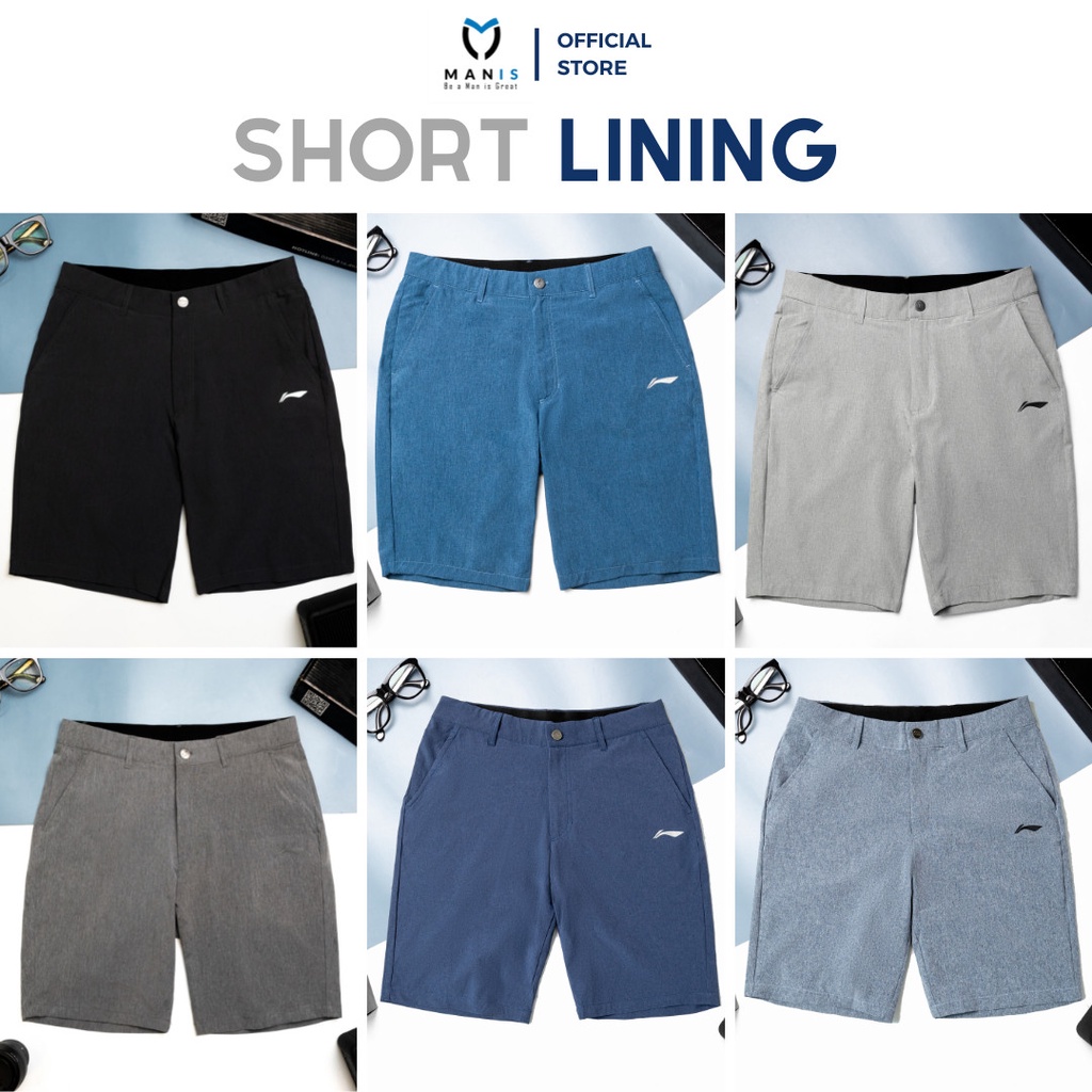 Quần Short Nam, Quần short Golf Lining Co Dãn Cao Cấp MANIS
