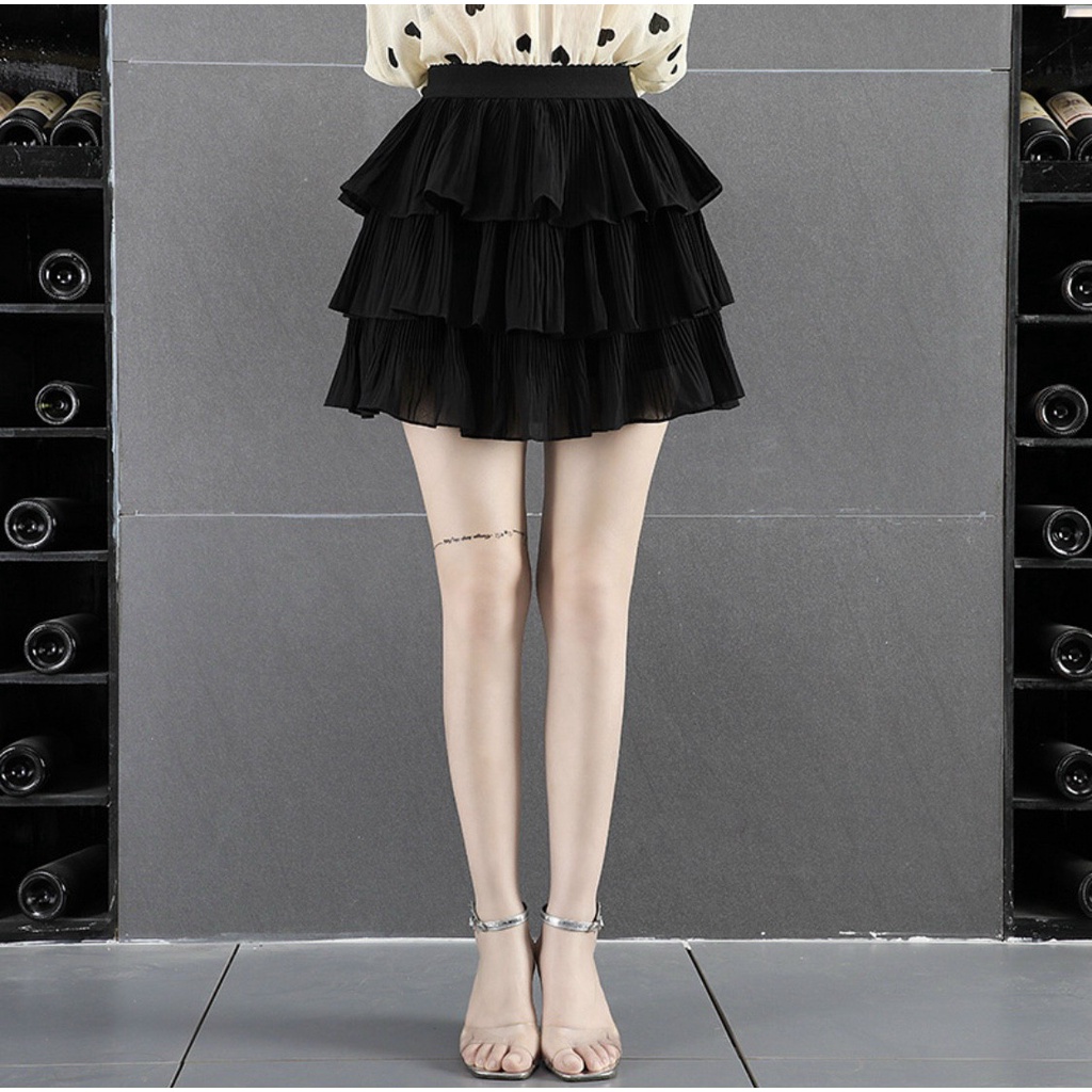 Chân Váy 3 Tầng Chất Voan Mềm Mại