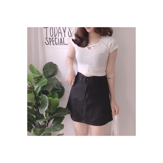 Chân váy G11 kaki basic co giãn tốt có đủ size - GEM Fashion
