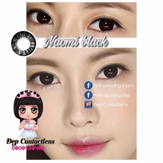 Lens Vassen Naomi black áp tròng