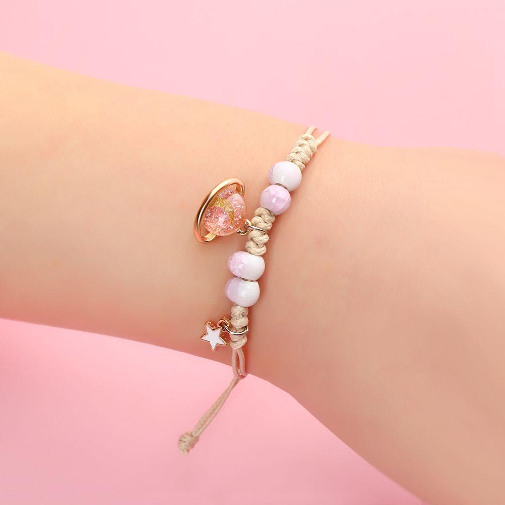 Lay Vòng Tay Chuỗi Hạt Hành Tinh Vũ Trụ Mặt Trăng Ngôi Sao Thời Trang Làm Bằng Tay Cho Học Sinh