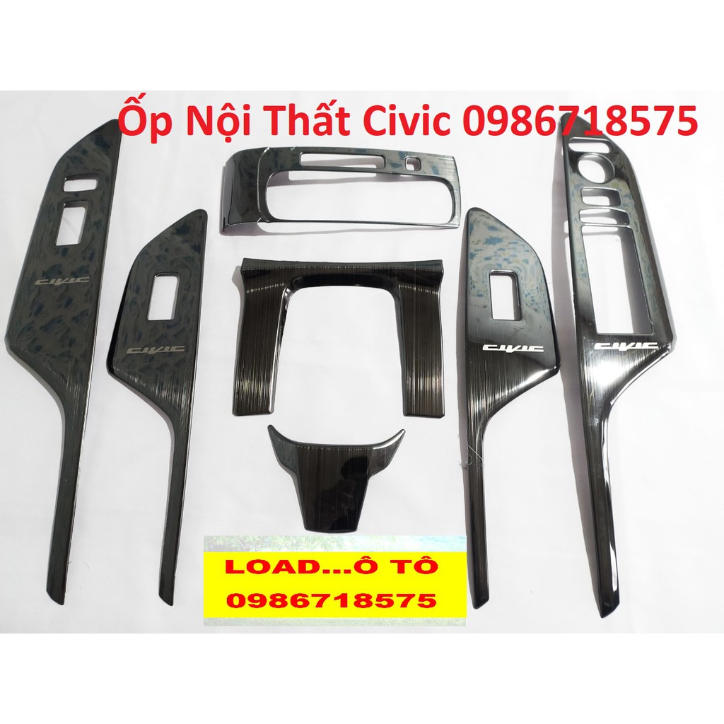 Ốp Nội Thất Titan Honda Civic 2022-2018 cao cấp