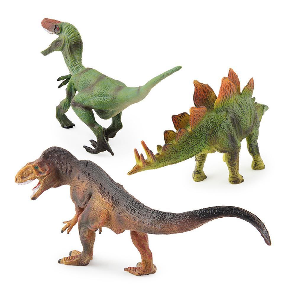 Mô hình khủng long Tyrannosau Q1W7 J6M2 bằng cao su mềm trang trí nhiều kiểu tùy chọn