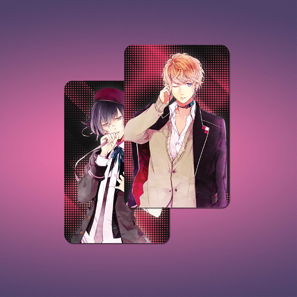 [ PHOTOCARD ] Thẻ Card Bo Góc Anime Diabolik Lovers Vol. I - Giấy Bìa Cứng - Có Màng Cán