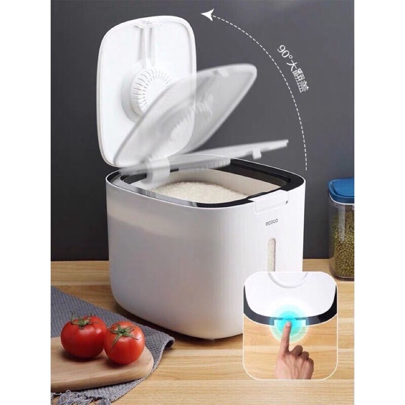 Thùng gạo thông minh ECOCO dung tích 10L cực đẹp -ADAB6688 | BigBuy360 - bigbuy360.vn