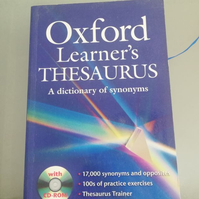 Oxford learner's thesaurus