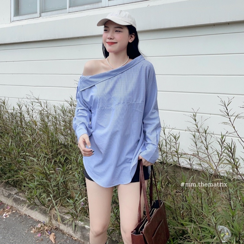 Sơmi form rộng oversize cá tính (bản cải tiến)