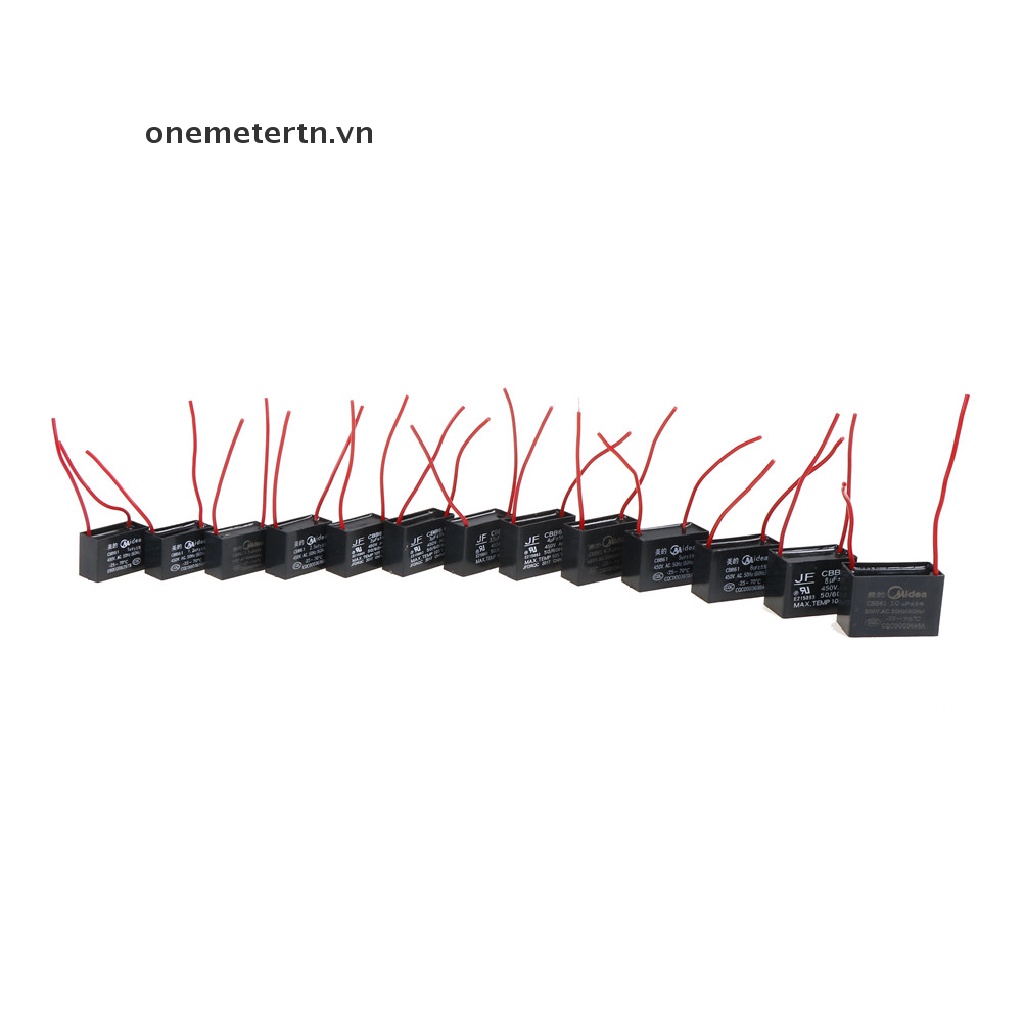 Tụ Điện Động Cơ Quạt Trần onemetertn CBB61 450V 1-10uF