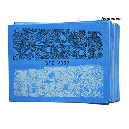 [Hàng mới về] Set 48 tờ sticker dán trang trí móng chuyển nước