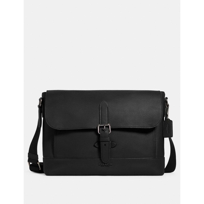 Túi Cooachhh_Hudson Messenger Black - 9294