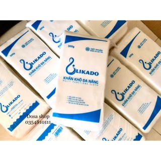 Khăn vải khô, giấy vải khô đa năng LIKADO 300g Mẫu Mới