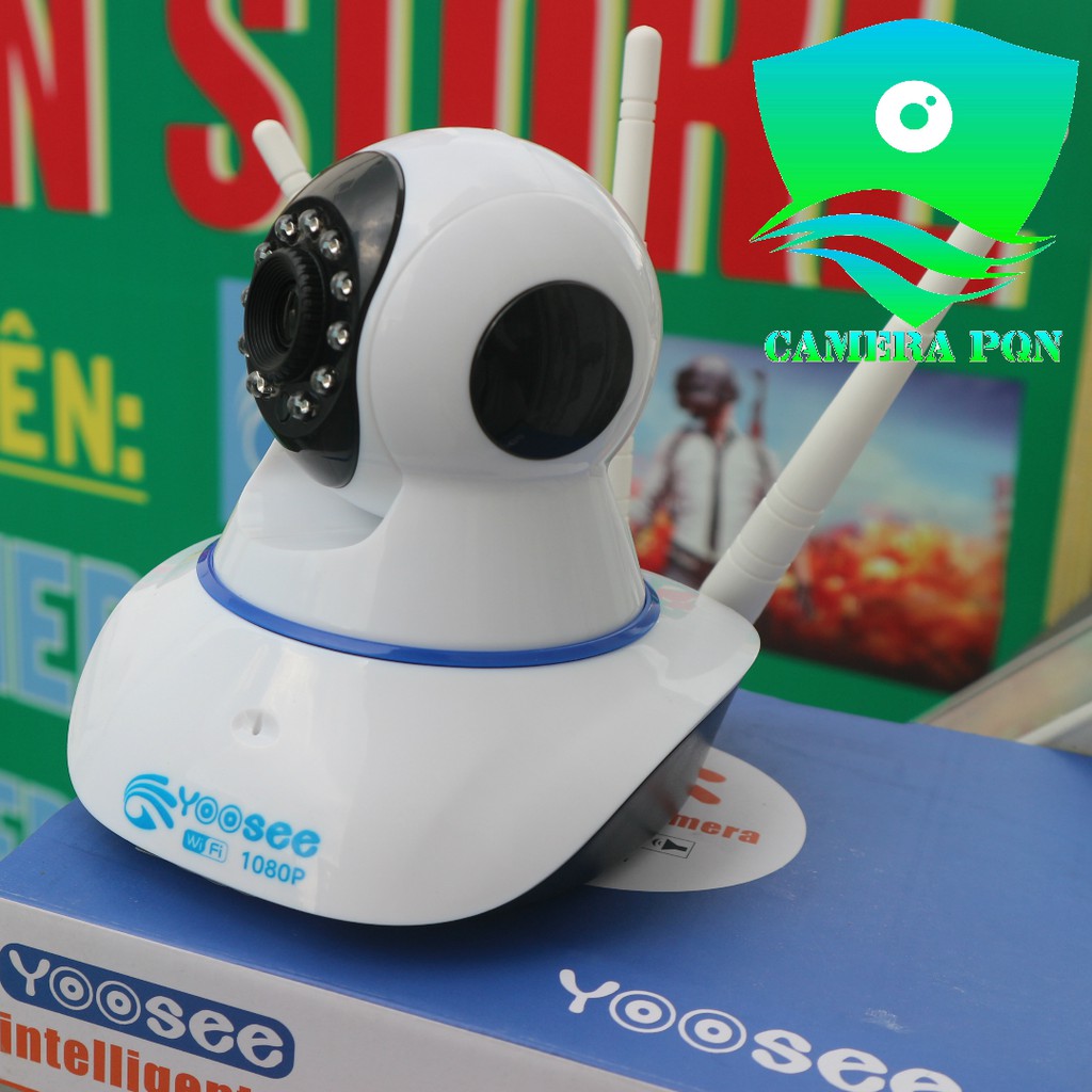 Camera Yoosee 3 Râu 2.0 (Quay Đêm Có Màu) Kèm Thẻ 32GB-Full HD 1080P | BigBuy360 - bigbuy360.vn