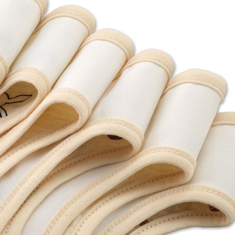 Set 2 Yếm Ăn Cotton Chống Thấm Nước Dành Cho Các Bé
