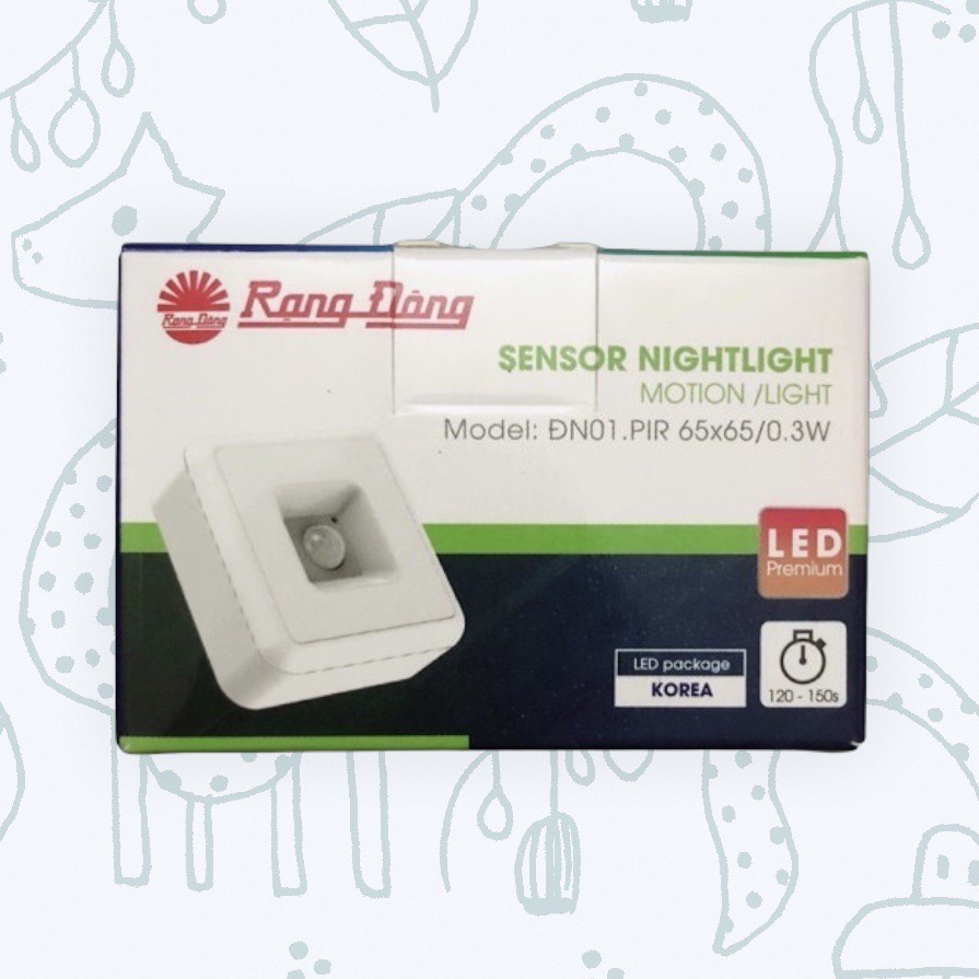 Đèn ngủ cảm biến ánh sáng - tự đông bật khi trời tối