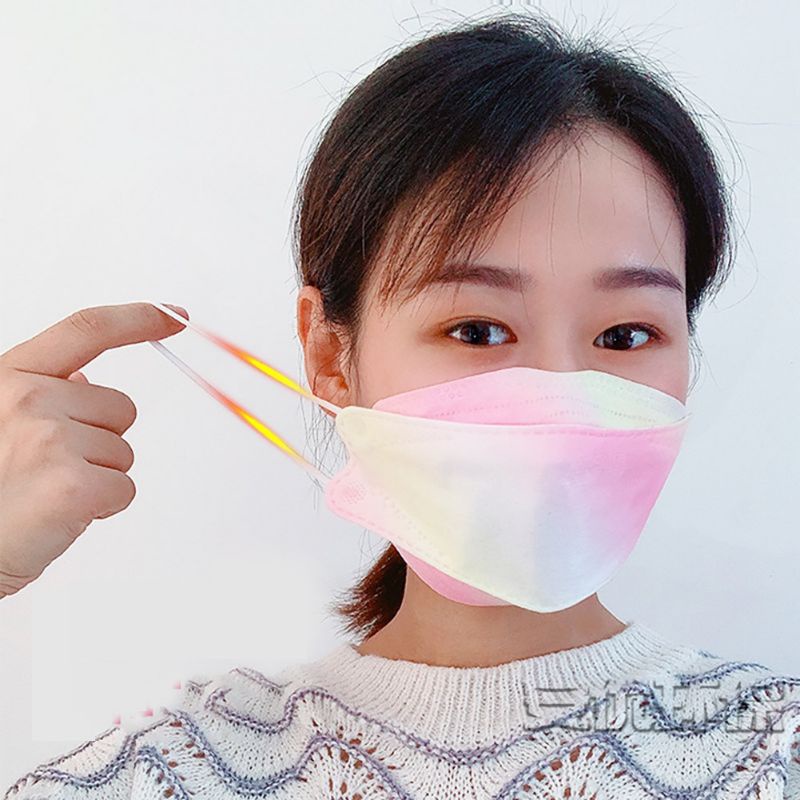 [ Ombre Phiên Bản Sắc Màu ] Có Sẵn - Gói 10 Cái Khẩu Trang Loang KF94 Cho Người Lớn