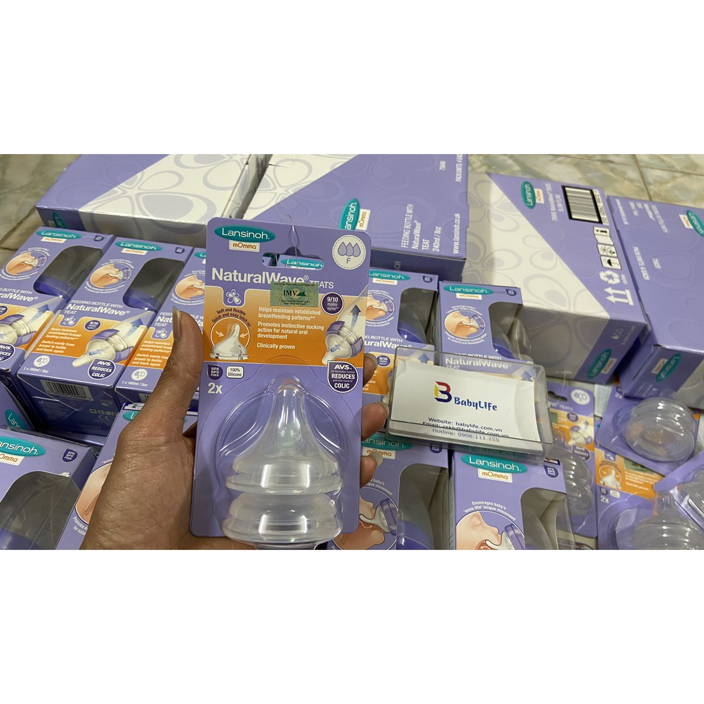 Bình sữa momma lansinoh 160ml, 240ml chính hãng