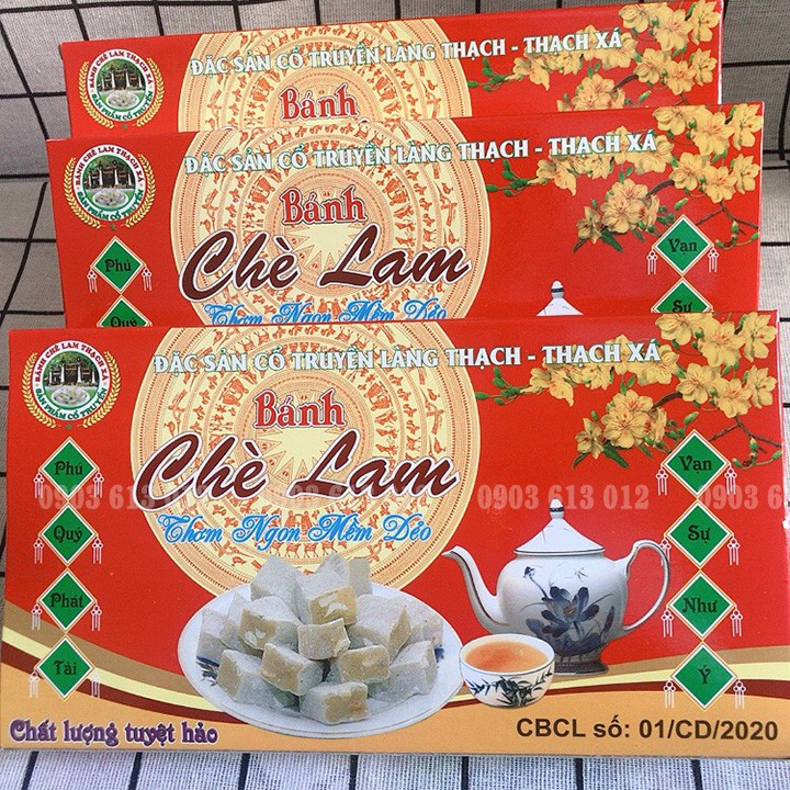 Chè lam FREESHIP Bánh chè lam gia truyền loại đặc biệt loại 500g