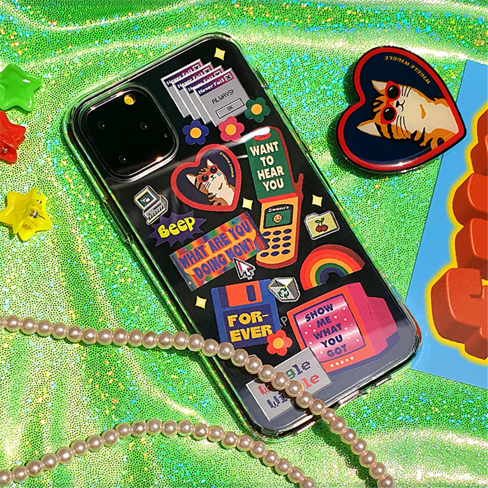 Miếng dán trang trí điện thoại/máy tính kiểu Hàn Quốc