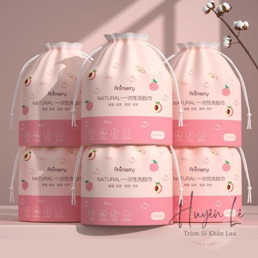 Khăn mặt khô Animerry dùng 1 lần lau khô, lau ướt , Giấy lau mặt, Khăn giấy đa năng