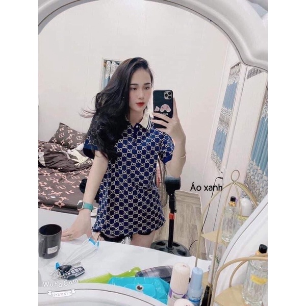 Áo polo cổ bẻ chữ toàn thân TC12