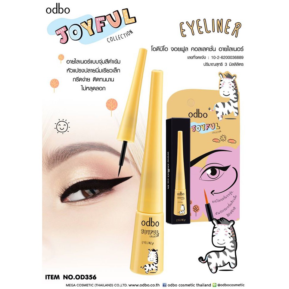 Kẻ Mắt Nước Odbo Joyful Eyeliner OD356