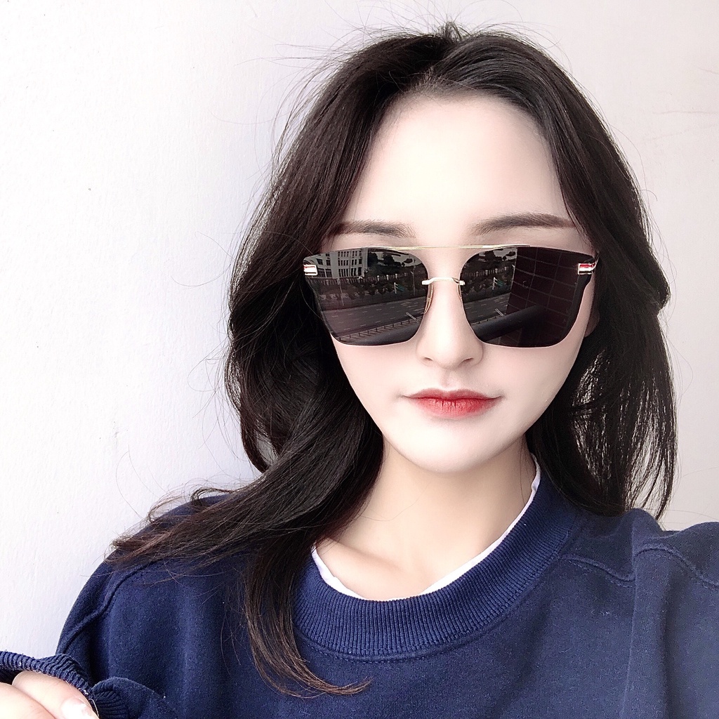 Kính mát nam và nữ Tisselly M14NA vuông chống tia UV phân cực gọng hợp kim
