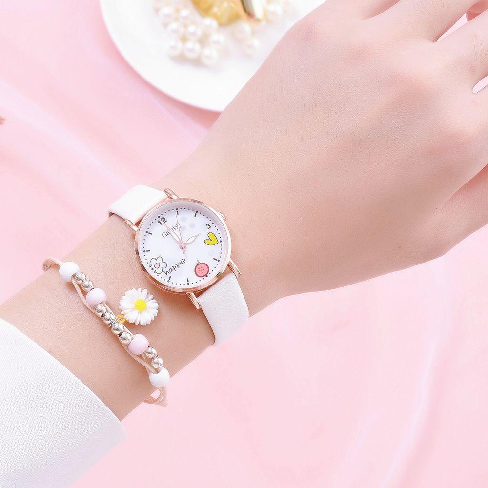 Đồng Hồ Đeo Tay Mặt Tròn Dây Da Thời Trang Cho Nữ|Đồng Hồ Đeo Tay Thời Trang Cá Tính
