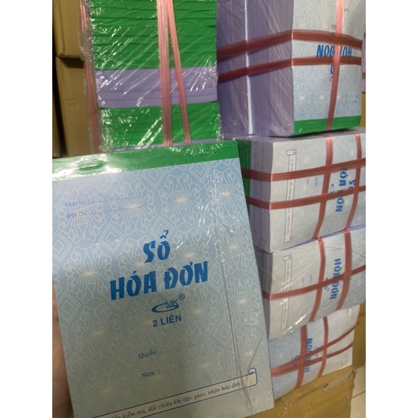 Sổ hoá đơn 2 liên - 30 bộ & 50 bộ