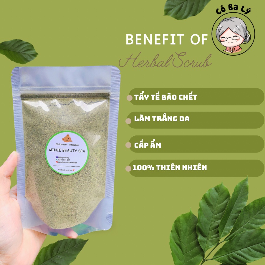 BỘT THẢO MỘC Ủ TRẮNG DA 24 VỊ 100GR