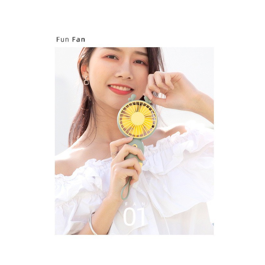 Quạt Cầm Tay Sạc USB Mini Hàn Quốc Cực Xinh | BigBuy360 - bigbuy360.vn