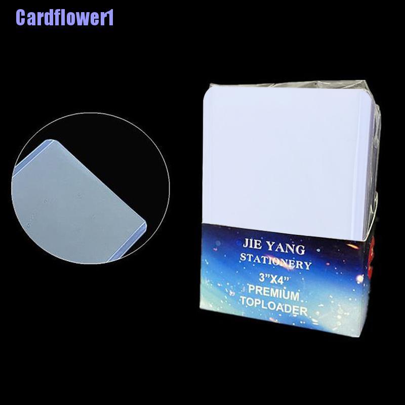 Set 25 Túi Đựng Thẻ Bằng Nhựa PVC Trong Suốt Siêu Mỏng 35PT