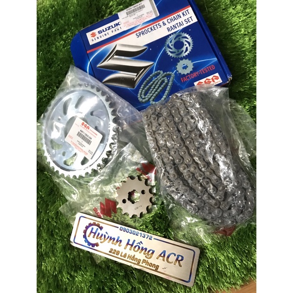 Combo Bộ nhông sên dĩa Zin Satria fi/Raider fi