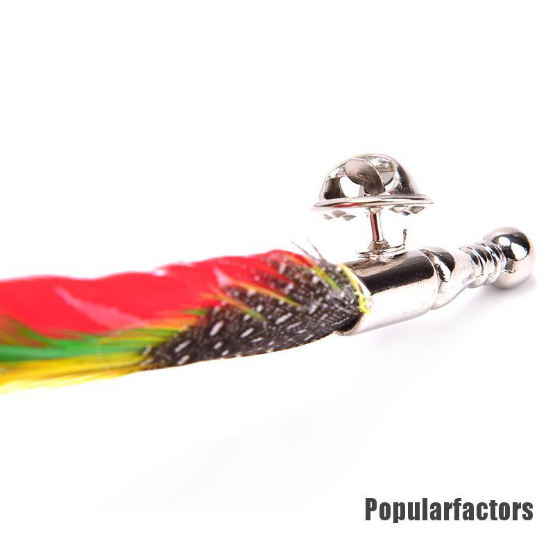 Ghim cài áo đính lông vũ thời trang tùy chọn kiểu dáng