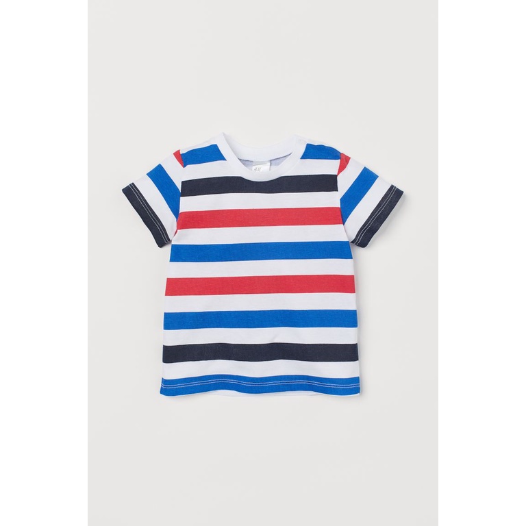 Áo phông xám V room H&amp;M HM size 6-12m_hàng chính hãng Anh