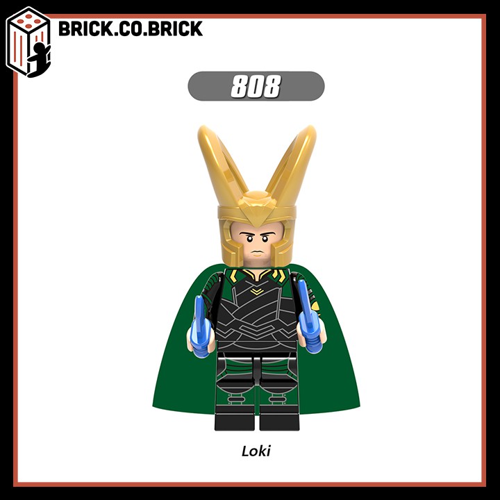 Non LEGO Siêu Anh Hùng Đồ Chơi Lắp Ráp Mô Hình Super Hero Marvels Dc Comics Thần sấm Thor Hela Valkyrie X0185