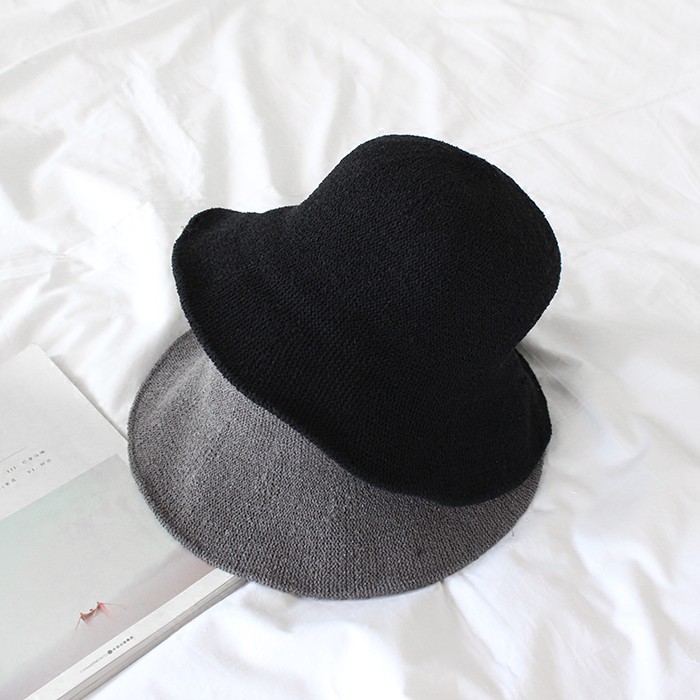 Mũ rộng vành cotton vải lanh phong cách Nhật Bản thời trang dành cho nữ