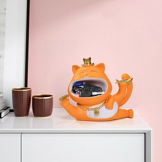 Tượng Mèo May Mắn Để Bàn Trang Trí