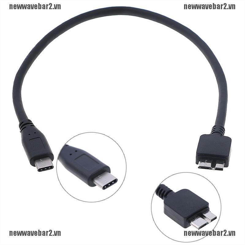 Dây Cáp Chuyển Đổi usb c Sang micro usb type c Sang micro b Cho Ổ Đĩa Cứng hdd